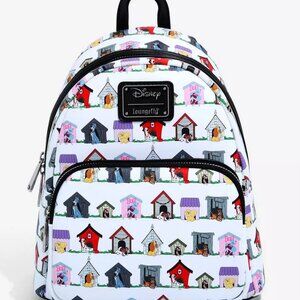 Loungefly Disney Dogs Doghouse Allover Print Mini Backpack - NWOT
